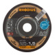 RHODIUS TOPline XT10 Disco da taglio extra sottile 125 x 1,5 x 22,23 mm