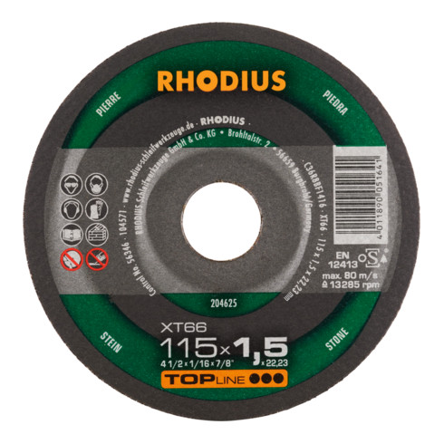 RHODIUS TOPline XT66 Extradünne Trennscheibe