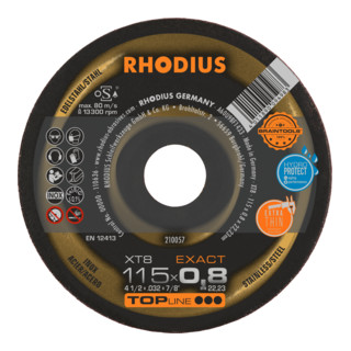 RHODIUS TOPline XT8 EXACT Extradünne Trennscheibe