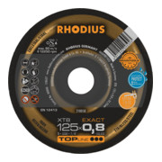 RHODIUS TOPline XTK8 EXACT PACK Extra dunne doorslijpschijf 125 x 0,8 x 22,23 mm