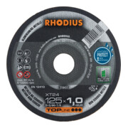 RHODIUS Trennscheibe XT 24 Aluminium 125 x 1,0 x 22,23 mm