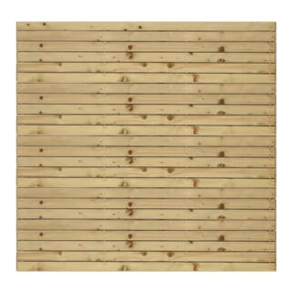 RHÖN Sichtschutzzaun 180 x 180 cm KDI 4-teilig Steckzaunelement