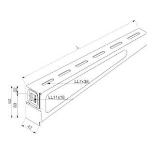 Rico Ausleger 100mm 1,5 kN 15B3-100-V