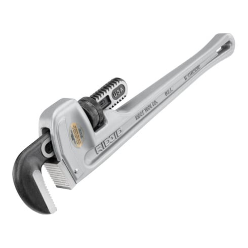 RIDGID Clé à tuyau L totale 450 mm, largeur serrage 50 mm, pour tuyaux 2 1/2 pouces alu.