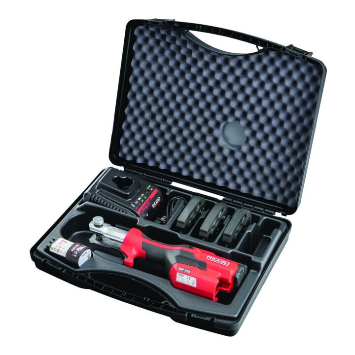 RIDGID Presswerkzeug RP115 15kN inkl. M15-18-22