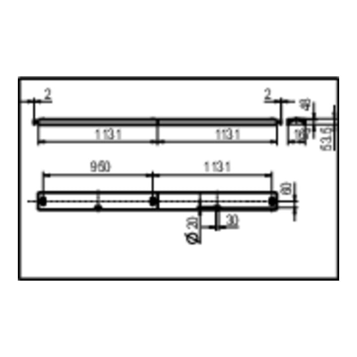 RIDI LED-Anbauleuchte ARKA-A1135 840 ws