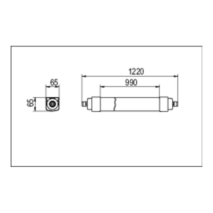 RIDI Luminaire LED pour locaux humides PFSB21200 840 DALI2
