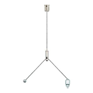 ridi Suspension à câble ZSPTK Trapez 1,5 m fixation plafond boule