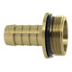 Riegler 1/3 Schlauchverschr. G1 1/2x38, m. NBR O-Ring, m. Bund, MS blank