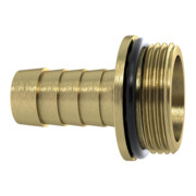 Riegler 1/3 Schlauchverschr. G1 1/2x38, m. NBR O-Ring, m. Bund, MS blank-4