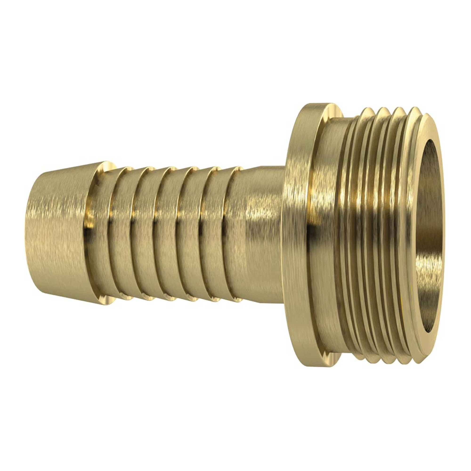 Riegler 1/3 Schlauchverschr. G1x13, flachdicht.schwere Ausfür MS blank