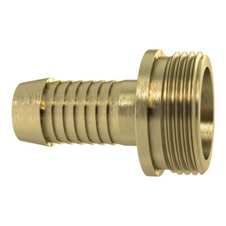 Riegler 1/3 Schlauchverschr. G1x25, flachdicht.schwere Ausfür MS blank