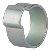 Riegler 1-Ohr-Schl.klemme, Stahl glanzverz. (W1), Spannbe. 8-10 mm, 6 mm