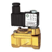 Riegler 2/2-MV,MS,NC,vorge.,24V DC,5W,FKM,G1/2,PN0,2-12bar