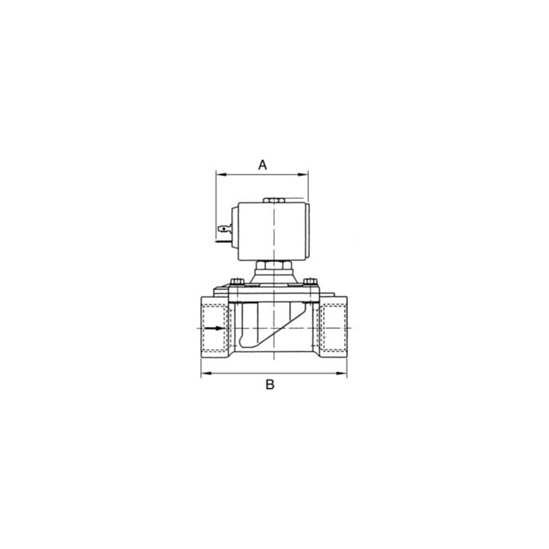 Riegler 2/2-MV,MS,NC,vorge.,24V DC,5W,NBR,G1/2,PN0,2-12bar
