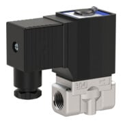 Riegler 2/2 voies MV, ES, NC, direct, 24 V CC, G 1/4, PN 0-30 bar-1