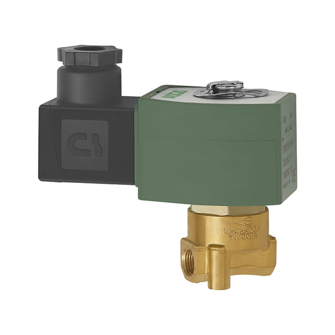 Riegler 2/2 voies MV, MS, NC, direct 230 V, 50-60 Hz, NBR, G 1/8, PN 0-12 bar