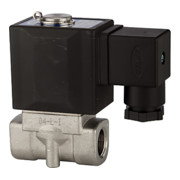 Riegler 2/2-Wege-Wege-Magnetventil »2S« ES, NC, direktgesteuert 24 V DC, G 3/8, PN 0-30 bar