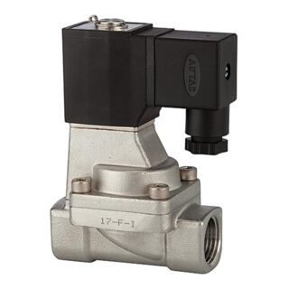 Riegler 2/2-Wege-MV., ES, NC, vorg.,230 V,50 Hz, G 1/2, PN 0,5-10 bar