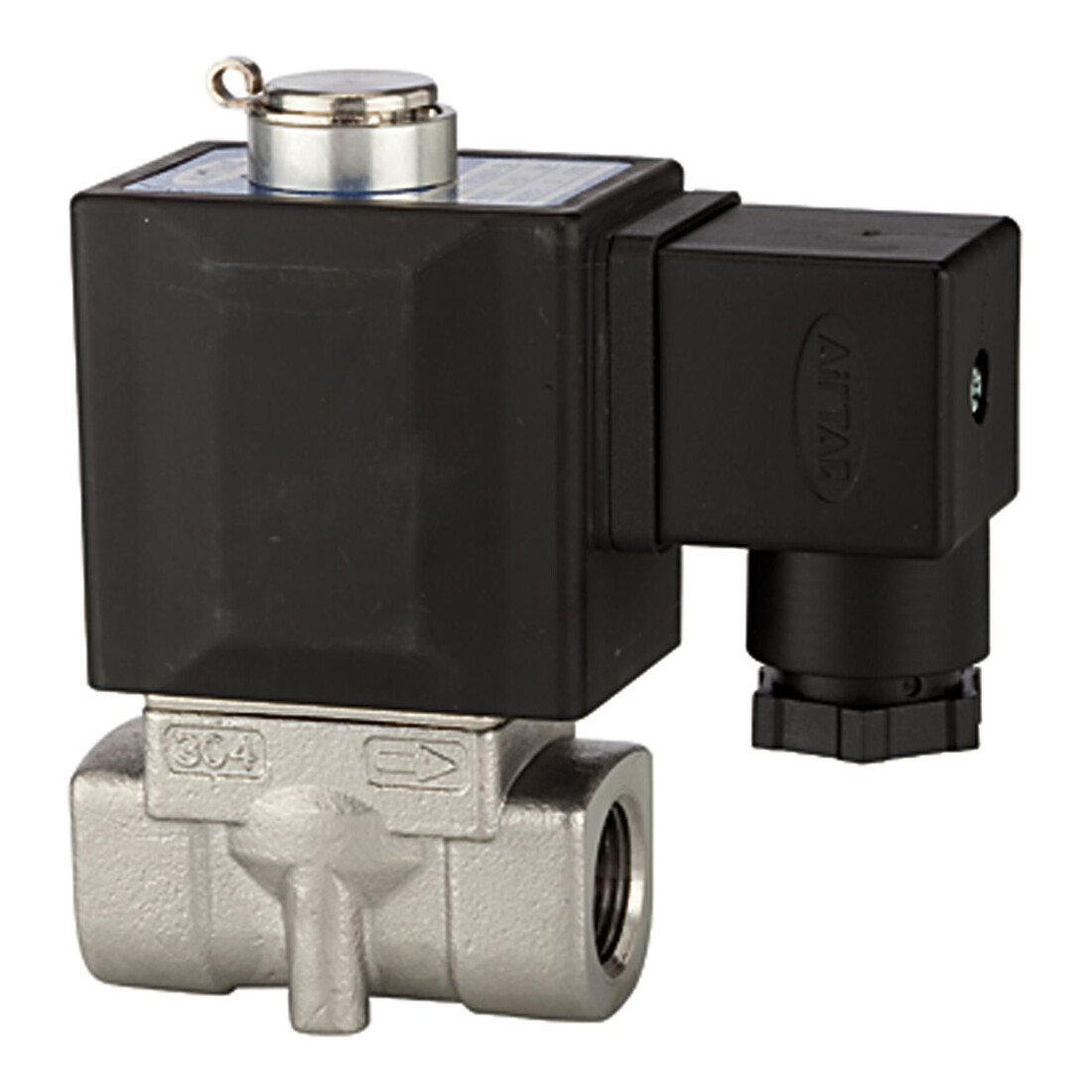 Riegler 2/2-Wege-MV., ES,NO,direktg.,230 V,50 Hz, G 1/2, PN 0-7 bar