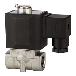 Riegler 2/2-Wege-MV., ES, NO, direktg., 24 V DC, G 1/8, PN 0-20 bar