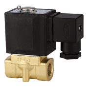 Riegler 2/2-Wege-Wege-Magnetventil »2W« MS, NC, direktgesteuert 24 V DC, G 3/8, PN 0-30 bar