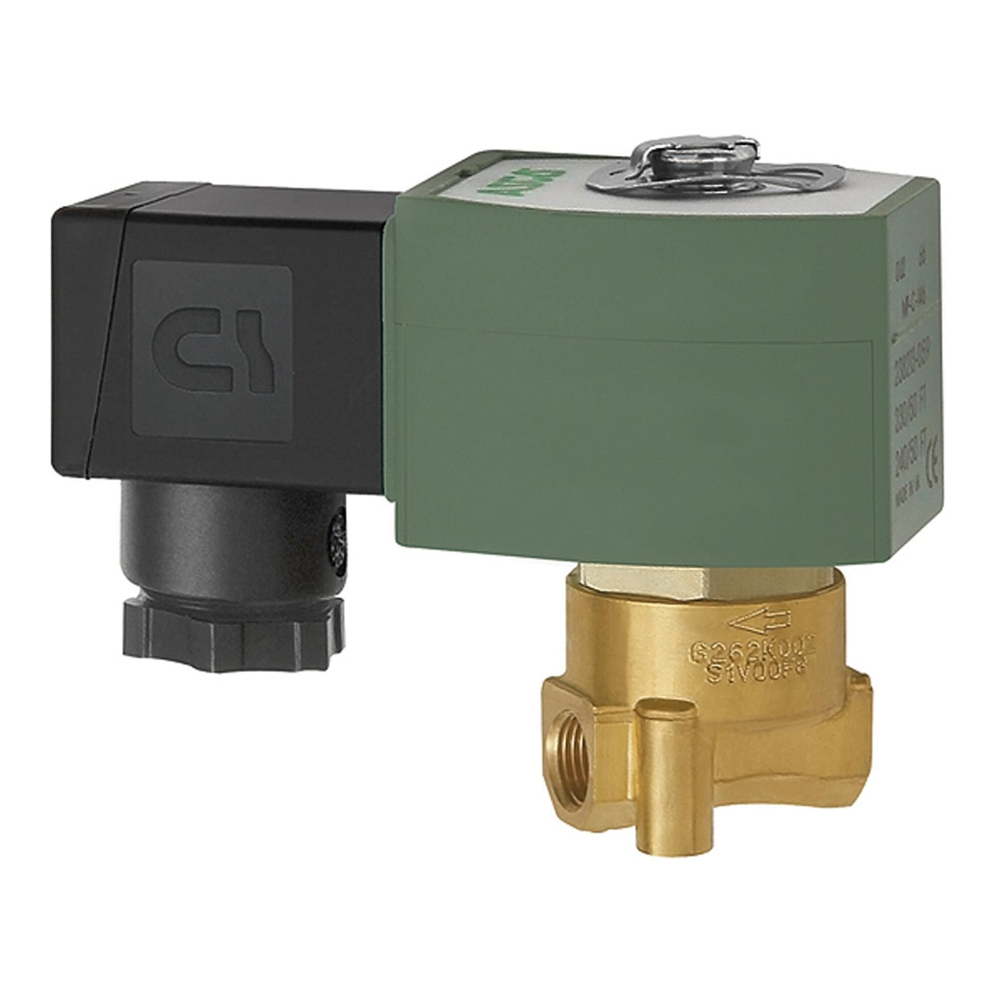 Riegler 2/2-Wege-MV., MS, NC, direktg., 24 V DC, NBR, G 1/4, PN 0-8 bar