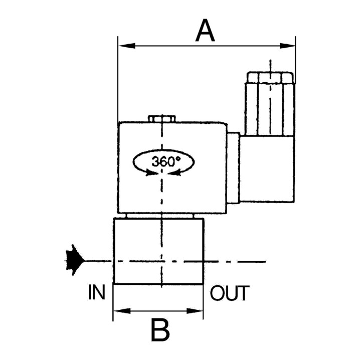 Riegler 2/2-Wege-MV., MS, NC, direktg., 24 V DC, NBR, G 1/8, PN 0-8 bar
