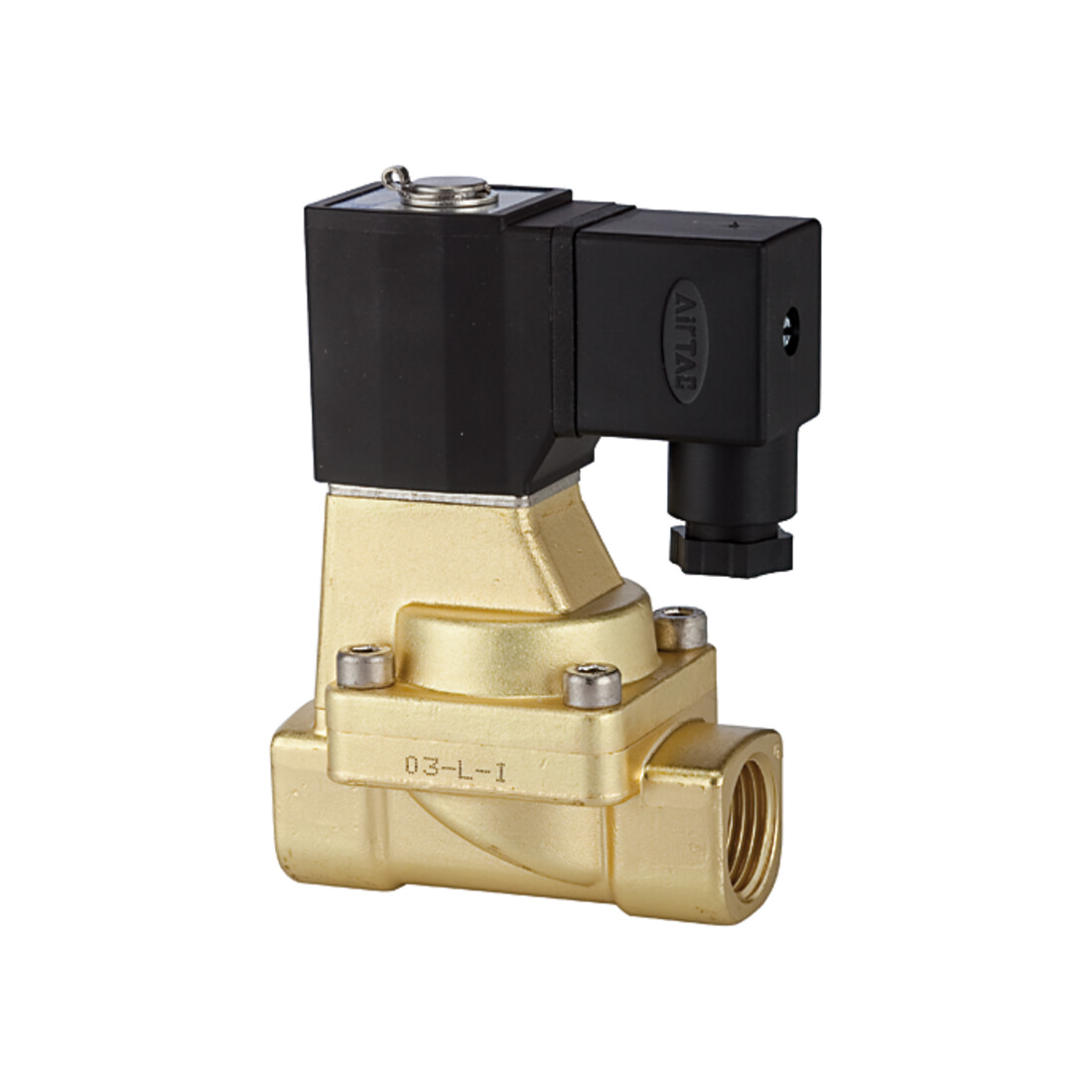 Riegler 2/2-Wege-MV., MS, NC, vorg., 24 V DC, G 1, PN 0,5-10 bar
