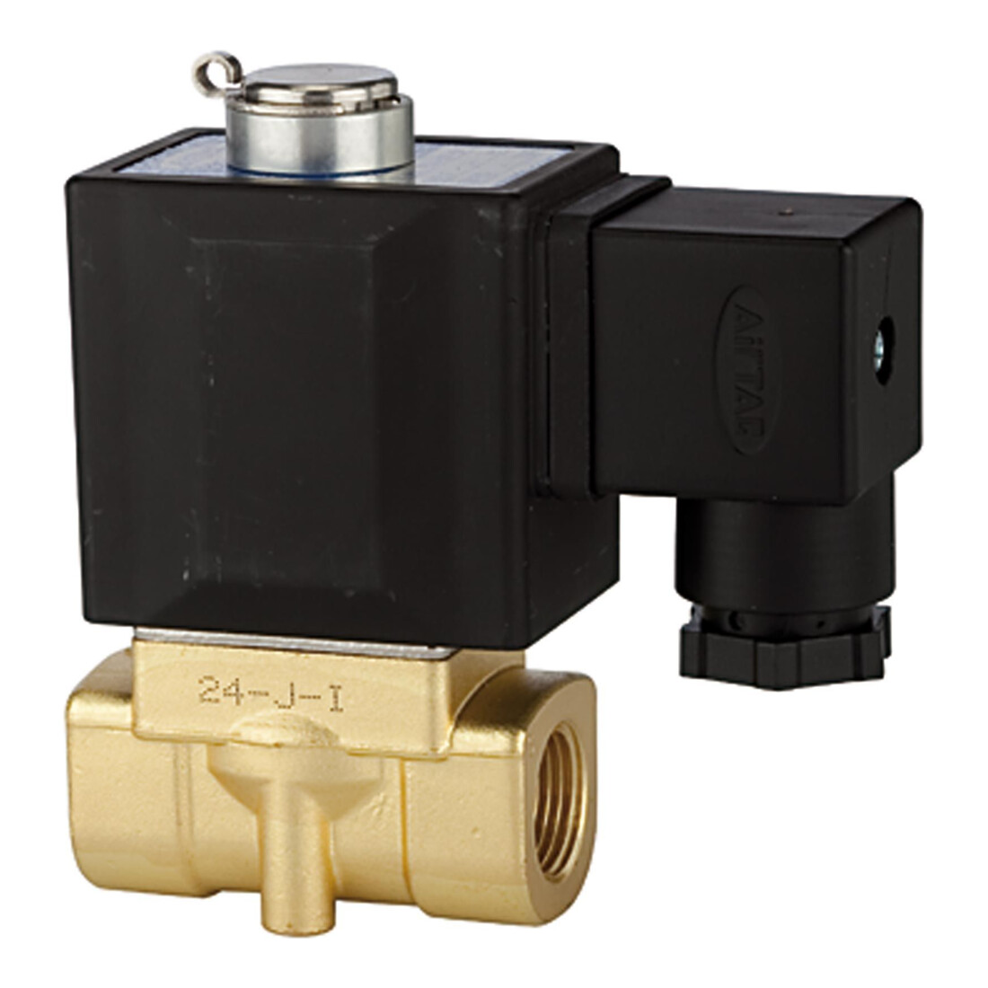 Riegler 2/2-Wege-MV., MS, NO, direktg., 24 V DC, G 1/2, PN 0-7 bar
