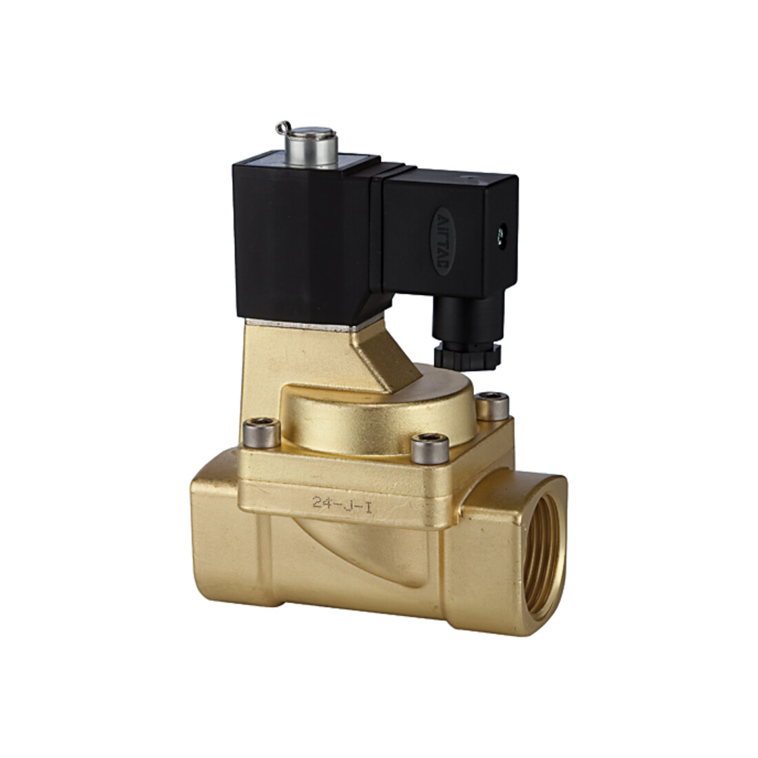 Riegler 2/2-Wege-MV., MS, NO, vorg.,230 V,50 Hz, G 1/2, PN 0,5-7 bar