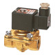 Riegler 2/2-Wege-MV., MS, NO, zwangsg., 24 V DC, Rp 1/2, NBR, PN 0-9 bar