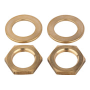 Riegler 2 écrous M20x1,5 et 2 rondelles pour régulateur de pression eau, G 1/4-1