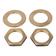 Riegler 2 écrous M28x1,5 et 2 rondelles pour régulateur de pression d'eau, G 1/2-1