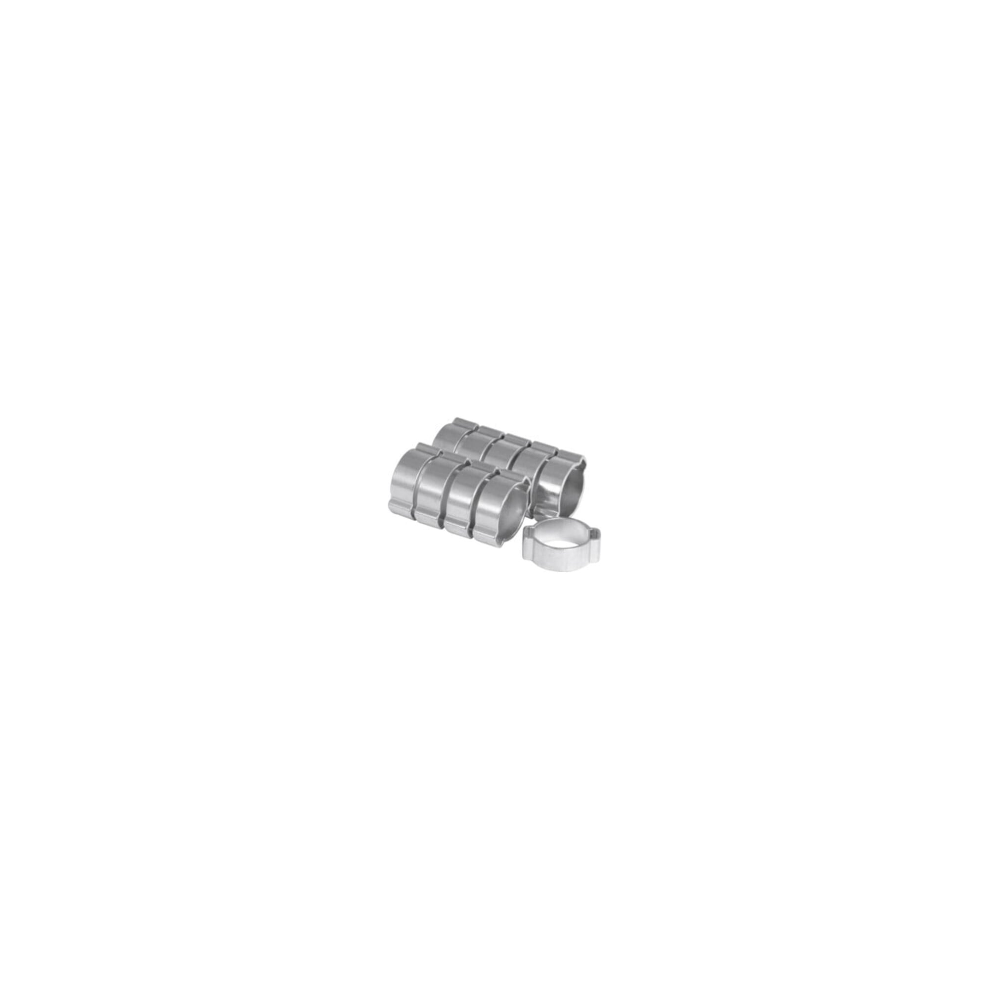 RIEGLER 2-Ohr-Schlauchklemme Stahl verzinkt 11-13mm Bandbreite 6,5 mm