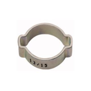 Riegler 2-Ohr-Schlauchklemme Stahl verzinkt 14-17mm Bandbreite 7,0mm