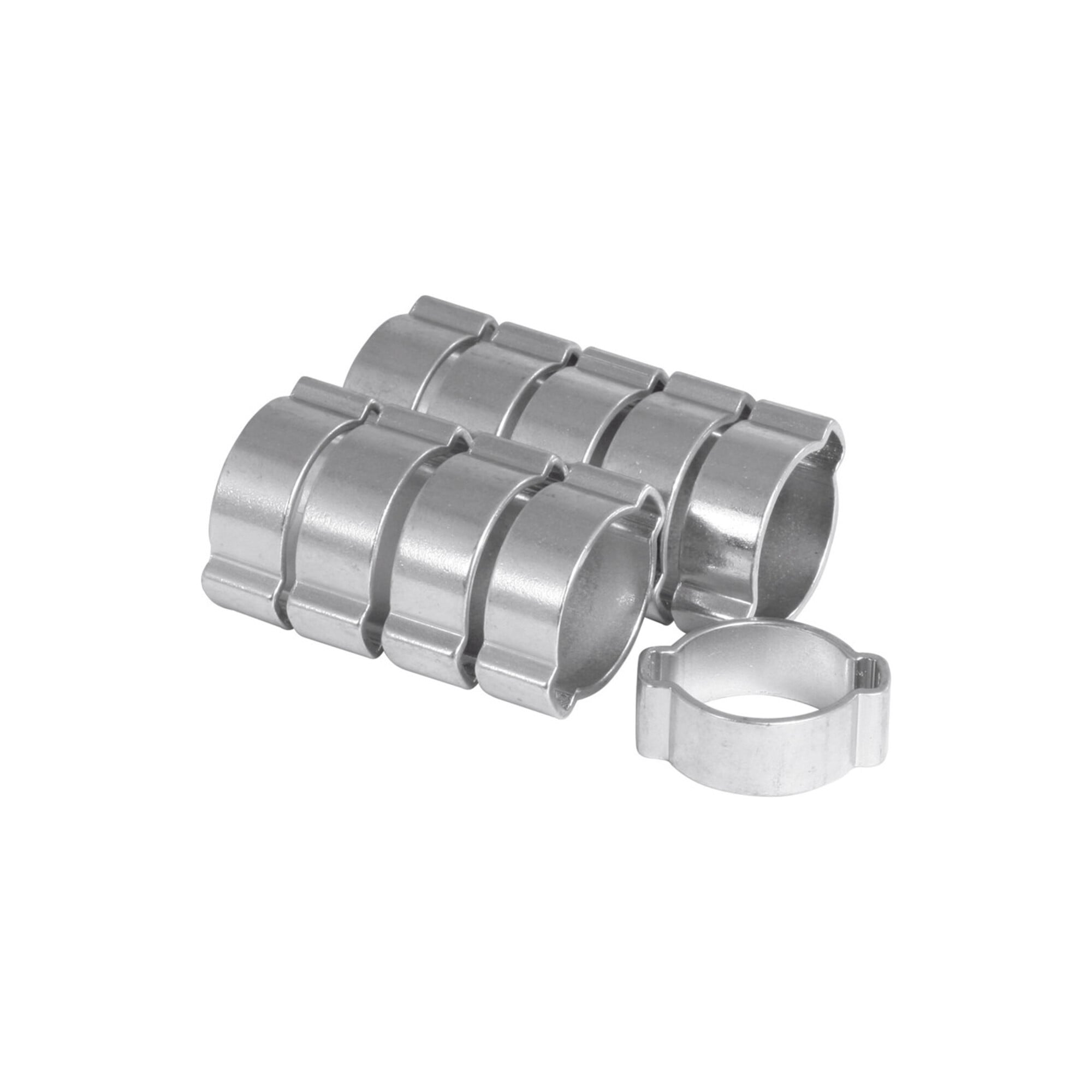 RIEGLER 2-Ohr-Schlauchklemme Stahl verzinkt 17-20mm Bandbreite 7,5mm