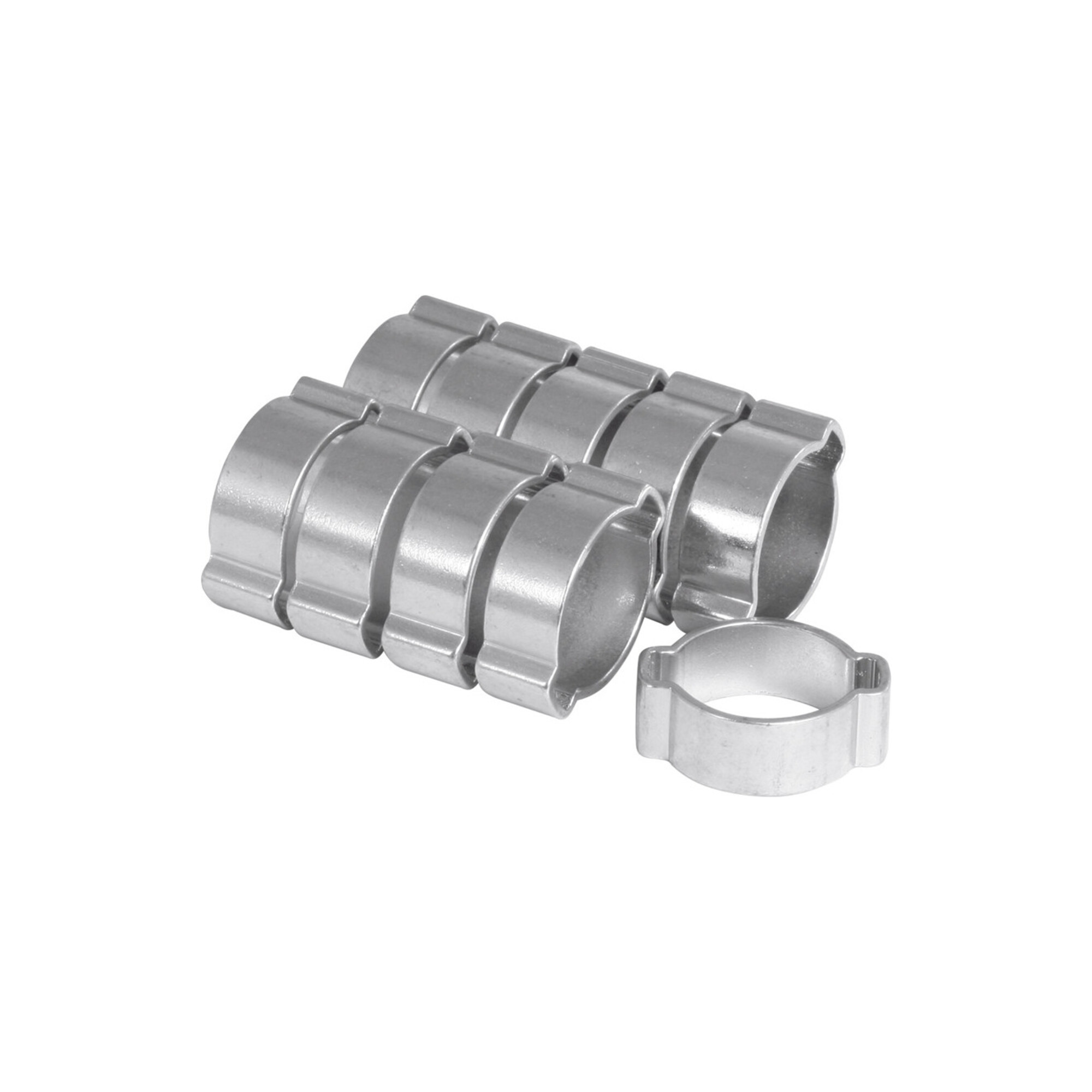 RIEGLER 2-Ohr-Schlauchklemme Stahl verzinkt 20-23mm Bandbreite 8,0 mm
