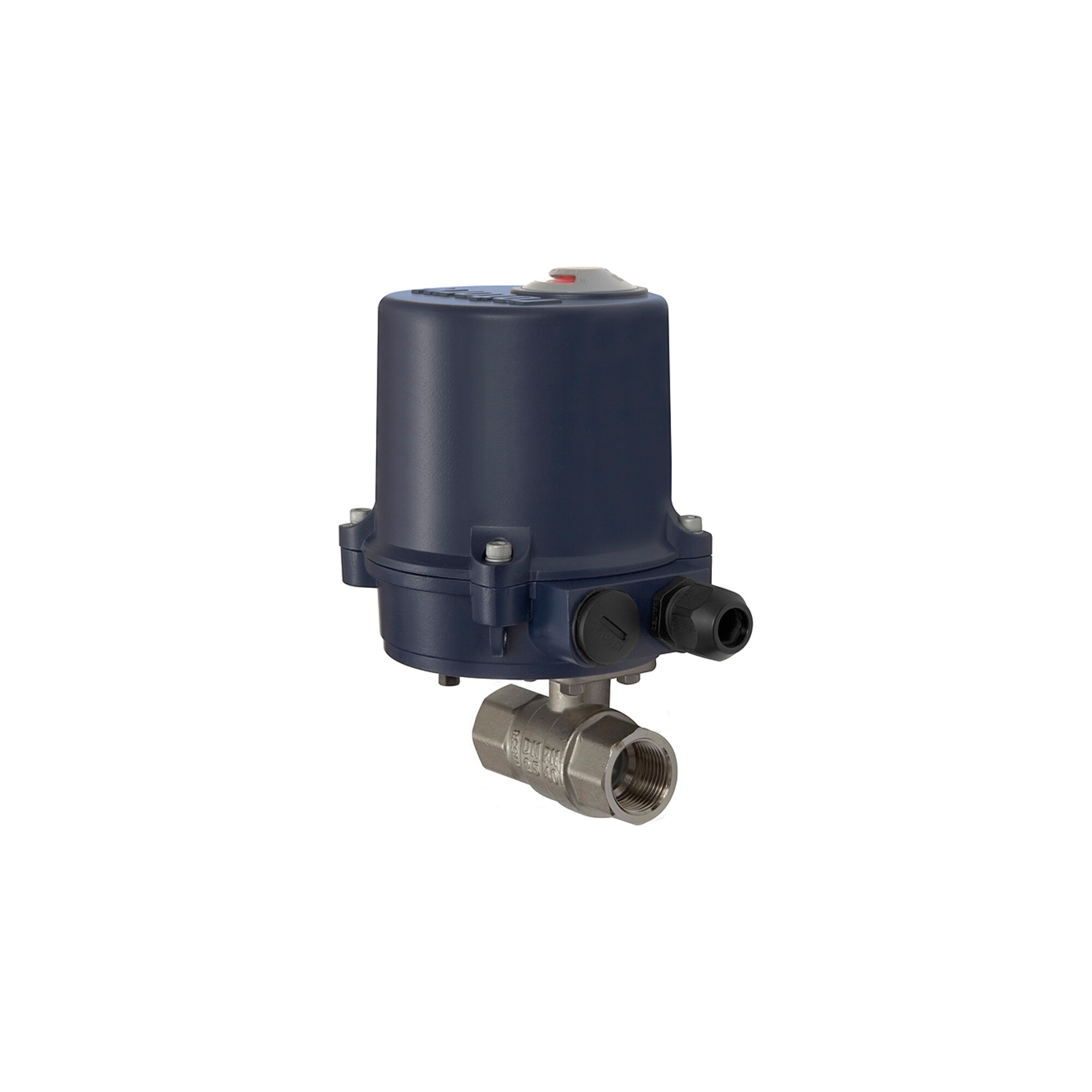 Riegler 2-Wege-Messingkuha, elektr. Stellantrieb, 230 V AC, 50 Hz, Rp 1/2