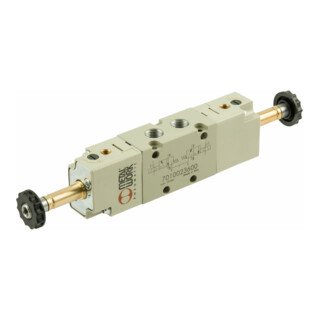 Riegler 2x électrovanne 3/2 voies, électropneumatique, monostable, G 1/8, NC-NO