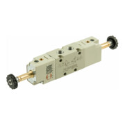 Riegler 2x3/2 électrovanne, commande ext., mono., G 1/8, NC-1