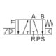Riegler 3/2-5/2-Wegeventil, NAMUR, G 1/4 (1), G 1/4 (3 + 5), 24 V DC, 552.02
