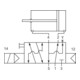 Riegler 3/2-5/2-Wegeventil, NAMUR, Luftfeder, G 1/4, 24 V DC