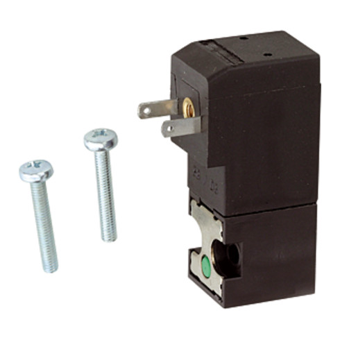 Riegler 3/2-Mini-Magnetventil direktgesteuert NC, 12 VDC, fürGerätestecker
