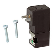 Riegler 3/2-Mini-Magnetventil direktgesteuert NC, 12 VDC, fürGerätestecker