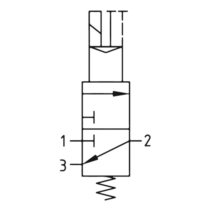 Riegler 3/2 Vanne à commande électrique »FUTURA-mini«, 24 V CC, 2,5 W, G 1/4