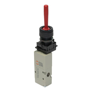 Riegler 3/2-Vanne à commande manuelle, levier, NC, monostable, G 1/8