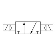 Riegler 3/2 voies électropneumatique »3V«, bistable, G 1/4, 230 V, 50 Hz, 850 l/min-3