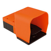 Riegler 3/2-Wege Fußventil bistabil, rastend, mit Fußschutz, M5