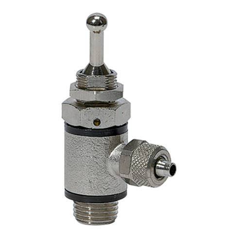 Riegler 3/2-Wege-Kipphebelvent.Schlauchs.Schnellverschr.G1/4,Schl. 10/8